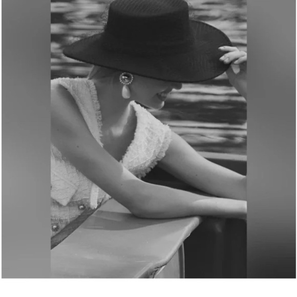Anthropologie Eugenia Kim Lena Black Birdcage Hat main image 6